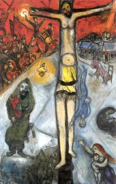 Marc Chagall Painting - Resurrección contemporánea Marc Chagall
